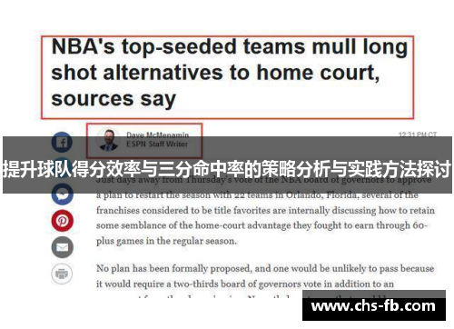 提升球队得分效率与三分命中率的策略分析与实践方法探讨